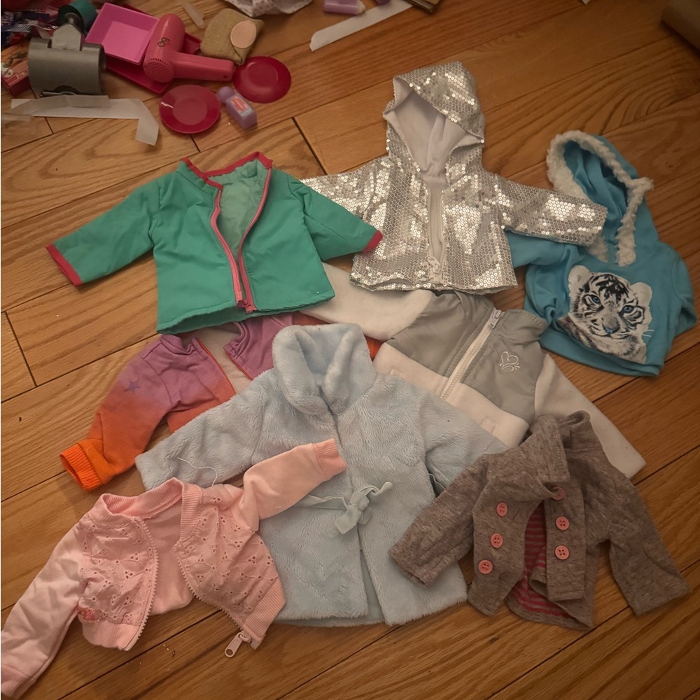 American girl, doll winter jackets
